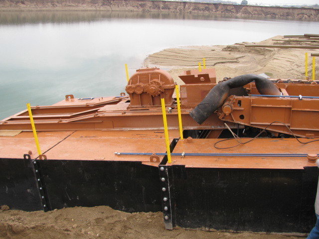 what equipment is use to dredge